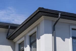 Southern Illinois roofing contractor installing new gutter system
